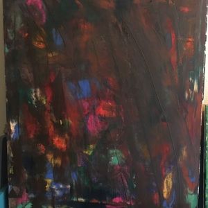 One of a kind Hans painted abstract painting